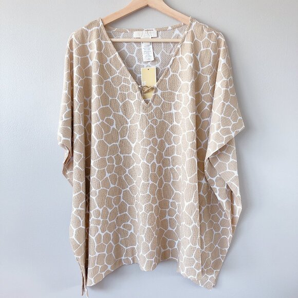 Michael Kors top cape L/XL Nwt - Picture 2 of 12